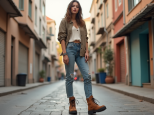 How to Style Thick-Soled Boots?